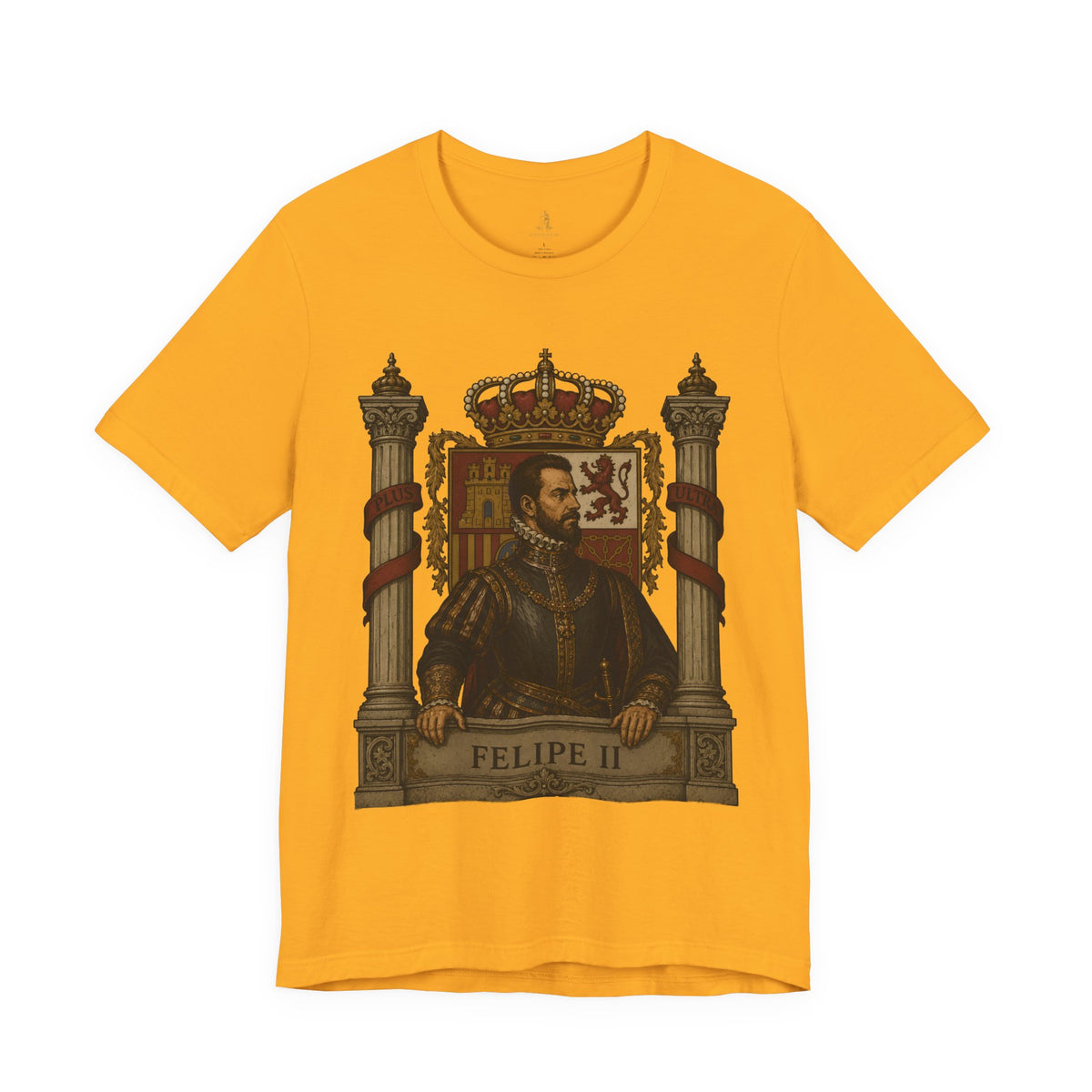 Felipe II Portrait Tee — Vintage Spanish King Graphic Shirt