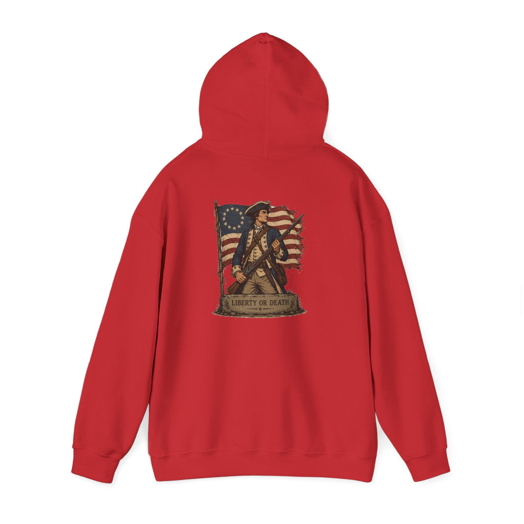 Liberty or Death Hoodie — Heraldic Bear Crest