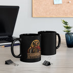 Charlemagne Black Ceramic Mug — Holy Roman Empire 11oz