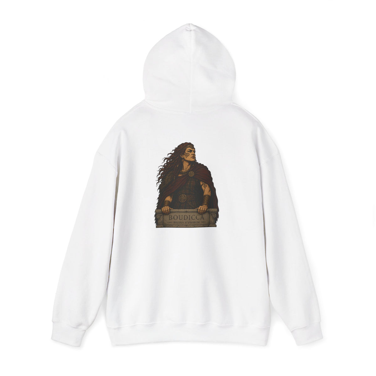 Boudicca Hoodie - Boar Symbol Front Side