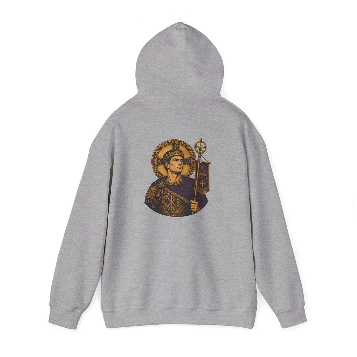 Constantine the Great Hoodie — Gold Double-Headed Eagle Byzantine Empire