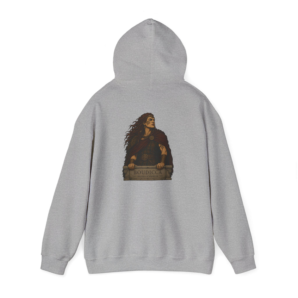 Boudicca Hoodie - Boar Symbol Front Side