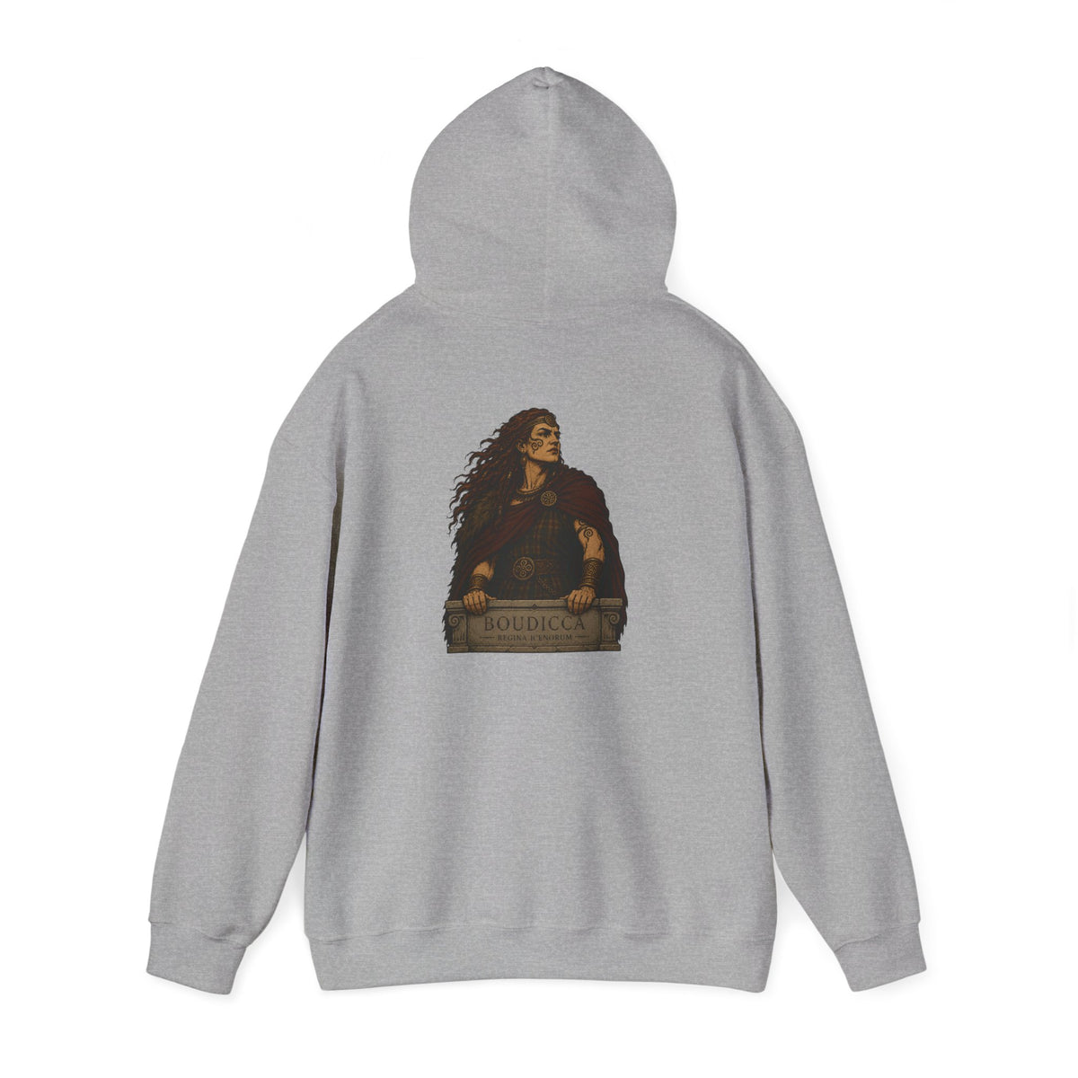 Boudicca Hoodie - Boar Symbol Front Side