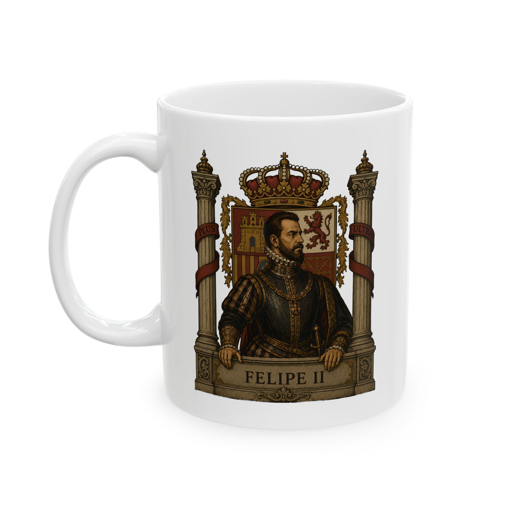 Felipe II Ceramic Mug — Coffee Cup 11oz
