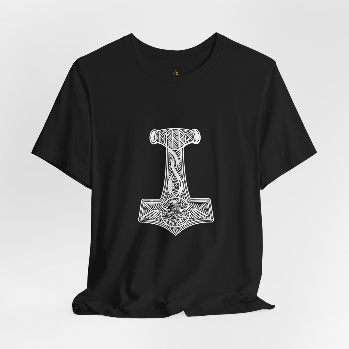 Thor's Hammer Mjölnir T-Shirt — Viking Norse Rune Design