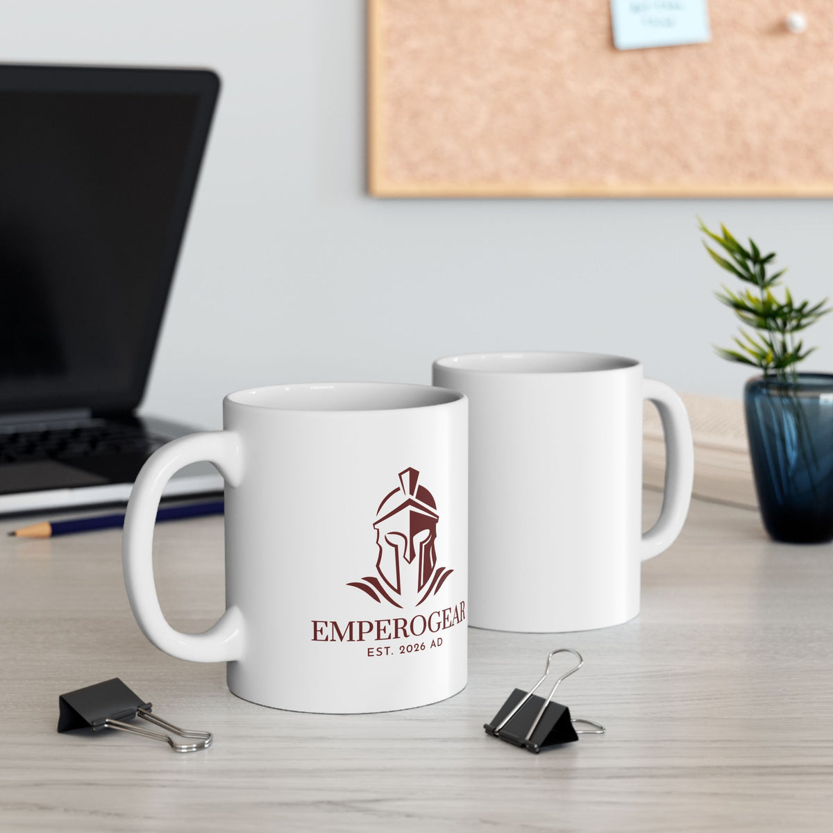 EmperoGear Coffee Mug 11oz - Blood Red Logo