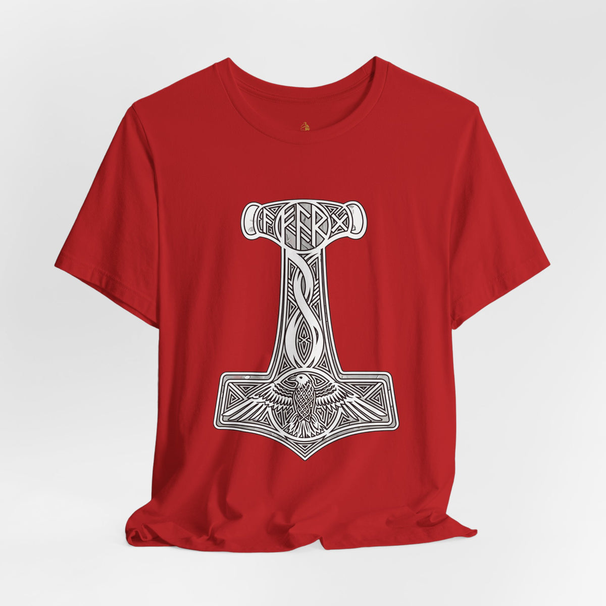Thor's Hammer Mjölnir T-Shirt — Viking Norse Rune Design
