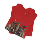 Odin Throne T-Shirt — Norse God Odin with Ravens T-Shirt
