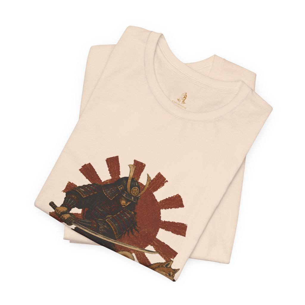 Samurai with Akita Inu T-Shirt – Rising Sun Tee