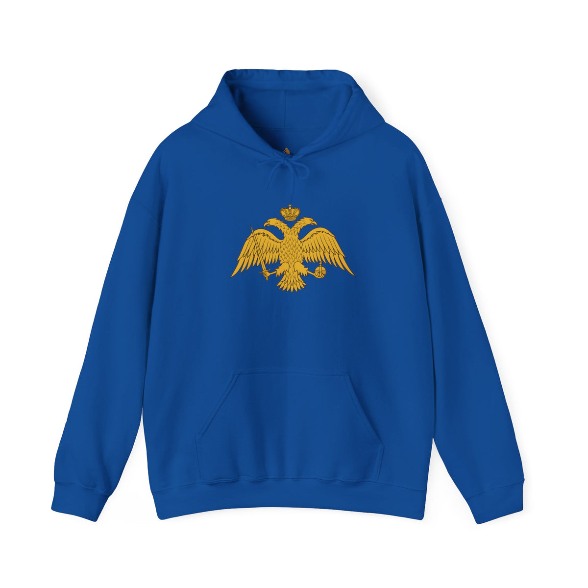 Justinian Hoodie – Double-Headed Eagle & 'Unus Deus Unus Imperator' Byzantine Empire