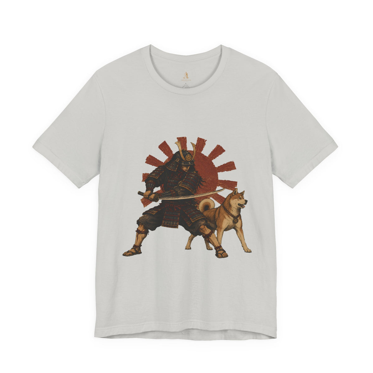Samurai with Akita Inu T-Shirt – Rising Sun Tee