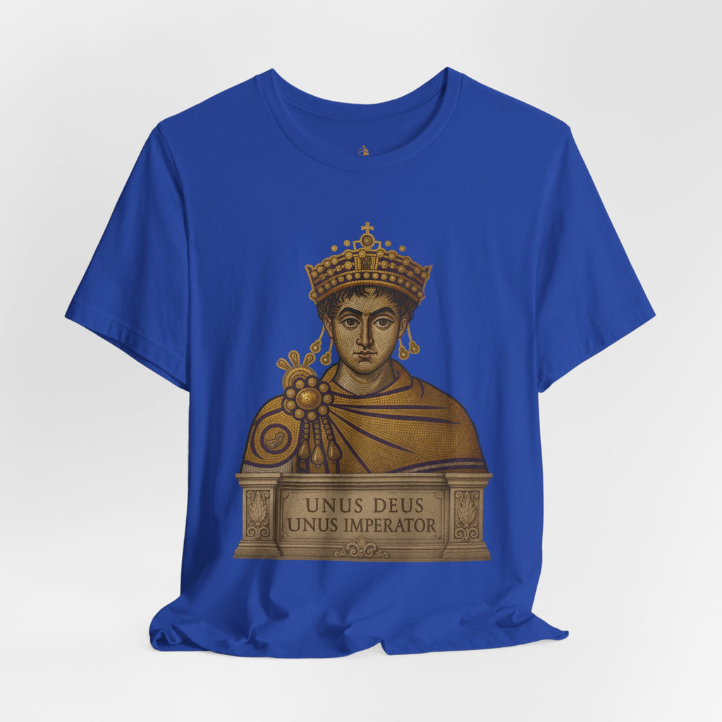 Justinian T-Shirt - "Unus Deus Unus Imperator" Byzantine Empire