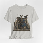 Odin Throne T-Shirt — Norse God Odin with Ravens T-Shirt