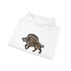 Boudicca Hoodie - Boar Symbol Front Side