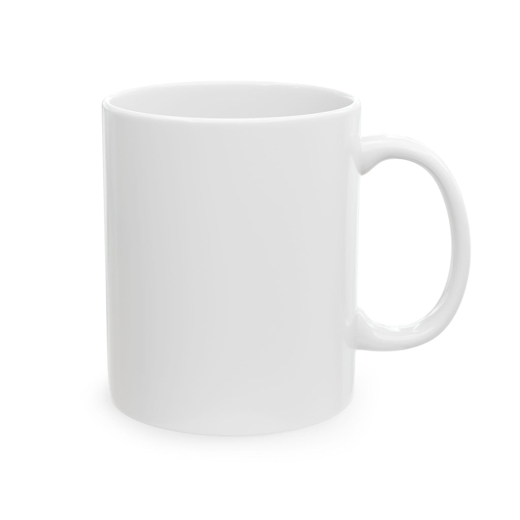 Samurai with Akita Inu Ceramic Mug —  Coffee Cup 11oz