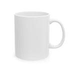 Samurai with Akita Inu Ceramic Mug —  Coffee Cup 11oz