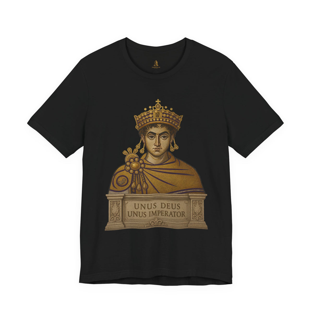 Justinian T-Shirt - "Unus Deus Unus Imperator" Byzantine Empire