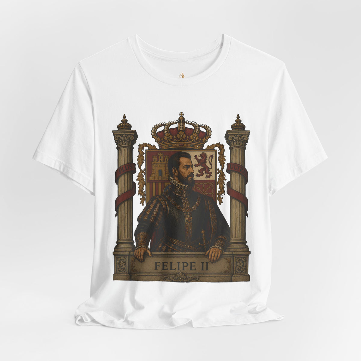 Felipe II Portrait Tee — Vintage Spanish King Graphic Shirt