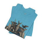 Odin Throne T-Shirt — Norse God Odin with Ravens T-Shirt
