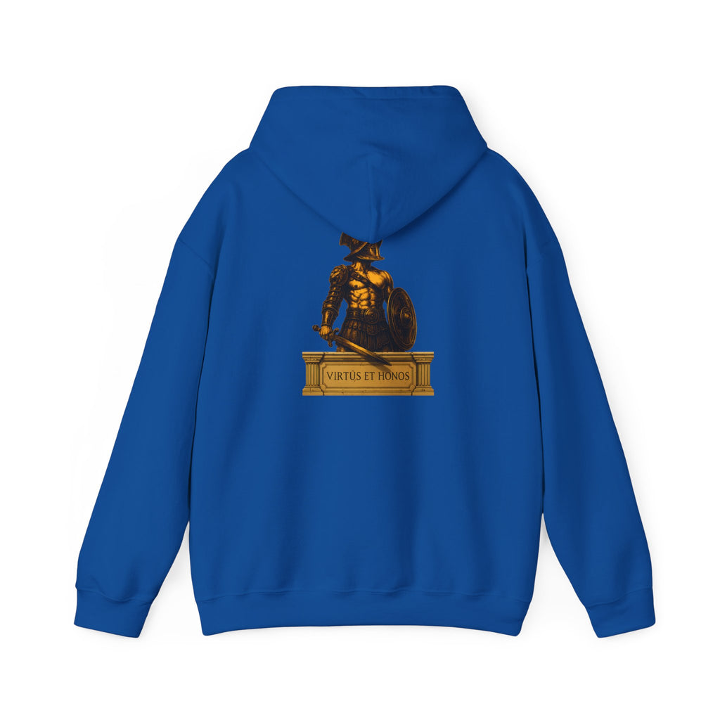 Roman Empire Hoodie - SPQR Eagle & Gladiator "Virtus et Honos"