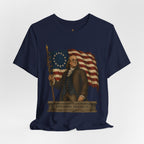 Benjamin Franklin T‑Shirt — Betsy Ross Flag Patriotic Tee