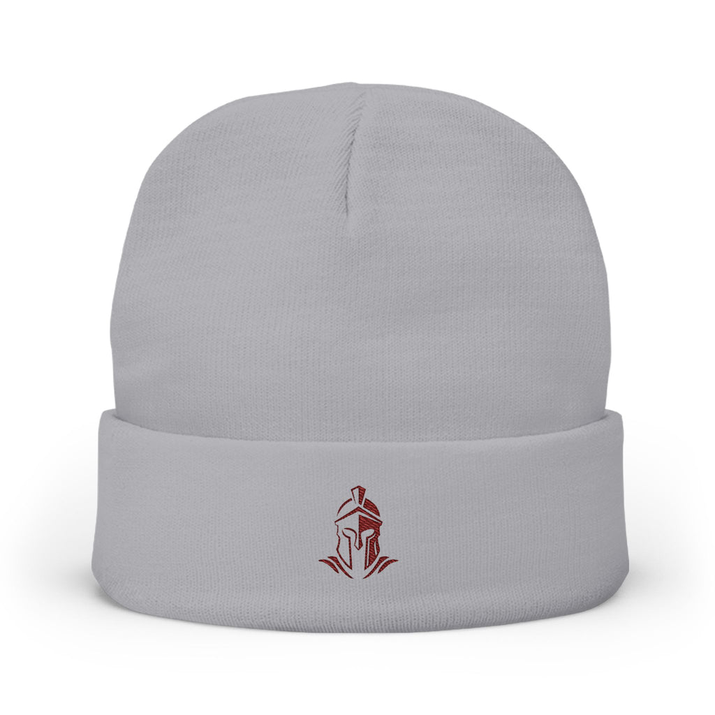 EmperoGear Embroidered Knit Beanie — Blood Red Logo