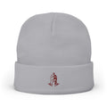 EmperoGear Embroidered Knit Beanie — Blood Red Logo
