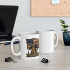 George Washington Ceramic Mug – Vintage Patriotic 11oz Coffee Cup