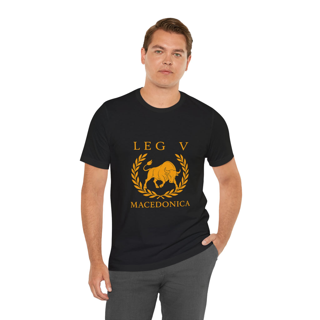 LEGIO V Macedonica Crest T-Shirt Roman Empire