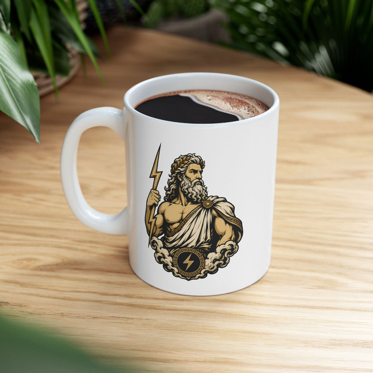 Zeus Ceramic Mug – Coffee Cup 11oz
