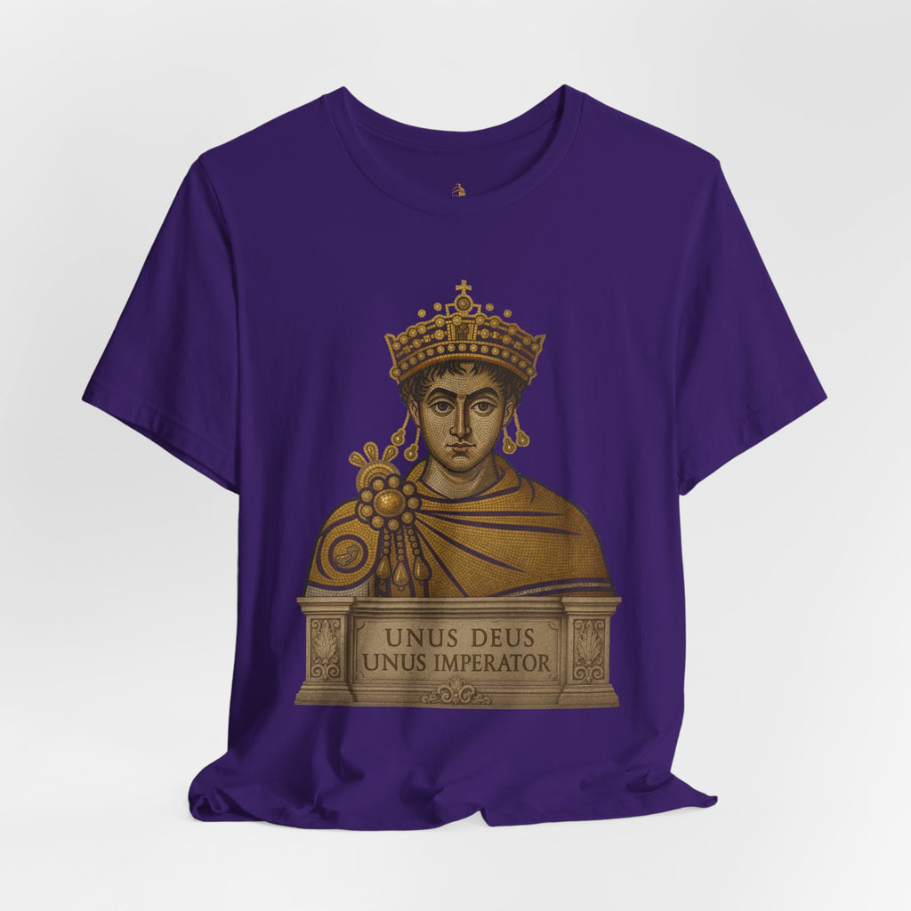 Justinian T-Shirt - "Unus Deus Unus Imperator" Byzantine Empire