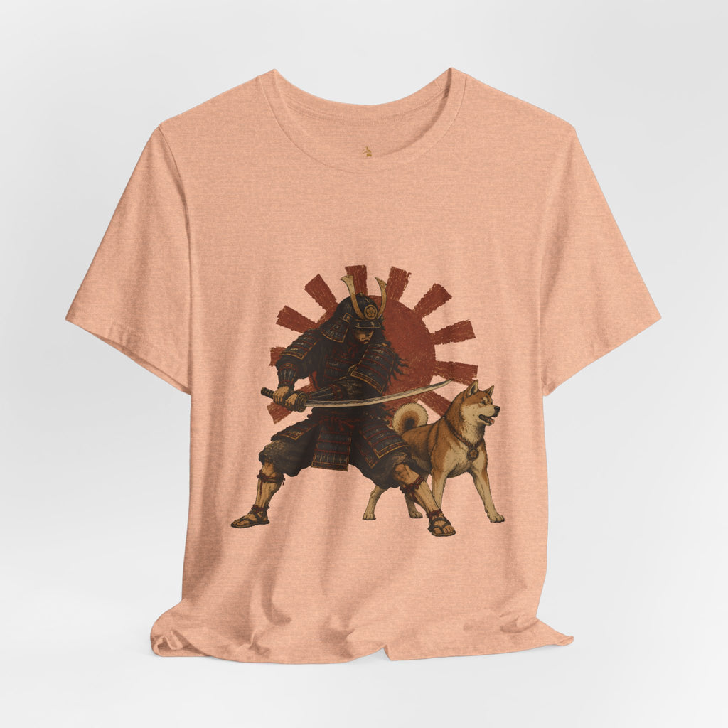 Samurai with Akita Inu T-Shirt – Rising Sun Tee