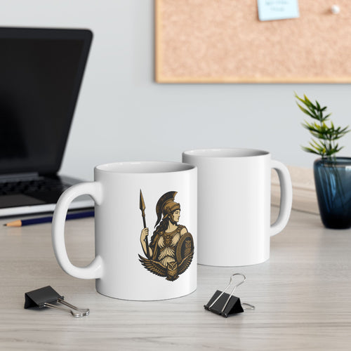 Athena Ceramic Mug – Coffee Cup 11oz