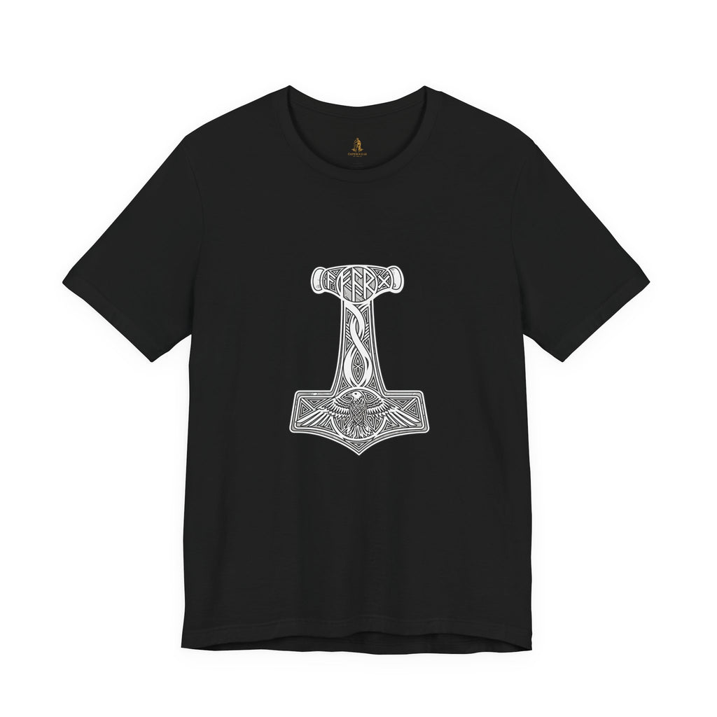 Thor's Hammer Mjölnir T-Shirt — Viking Norse Rune Design