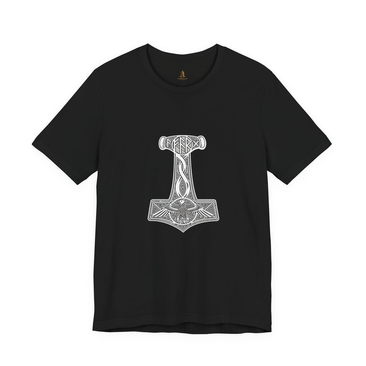 Thor's Hammer Mjölnir T-Shirt — Viking Norse Rune Design