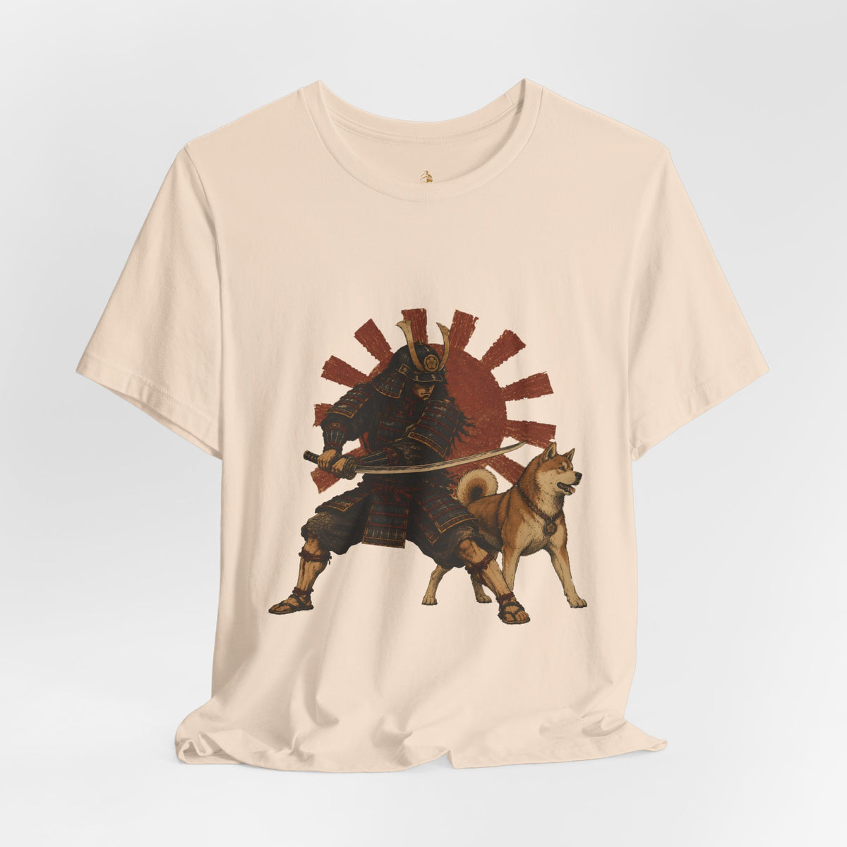 Samurai with Akita Inu T-Shirt – Rising Sun Tee