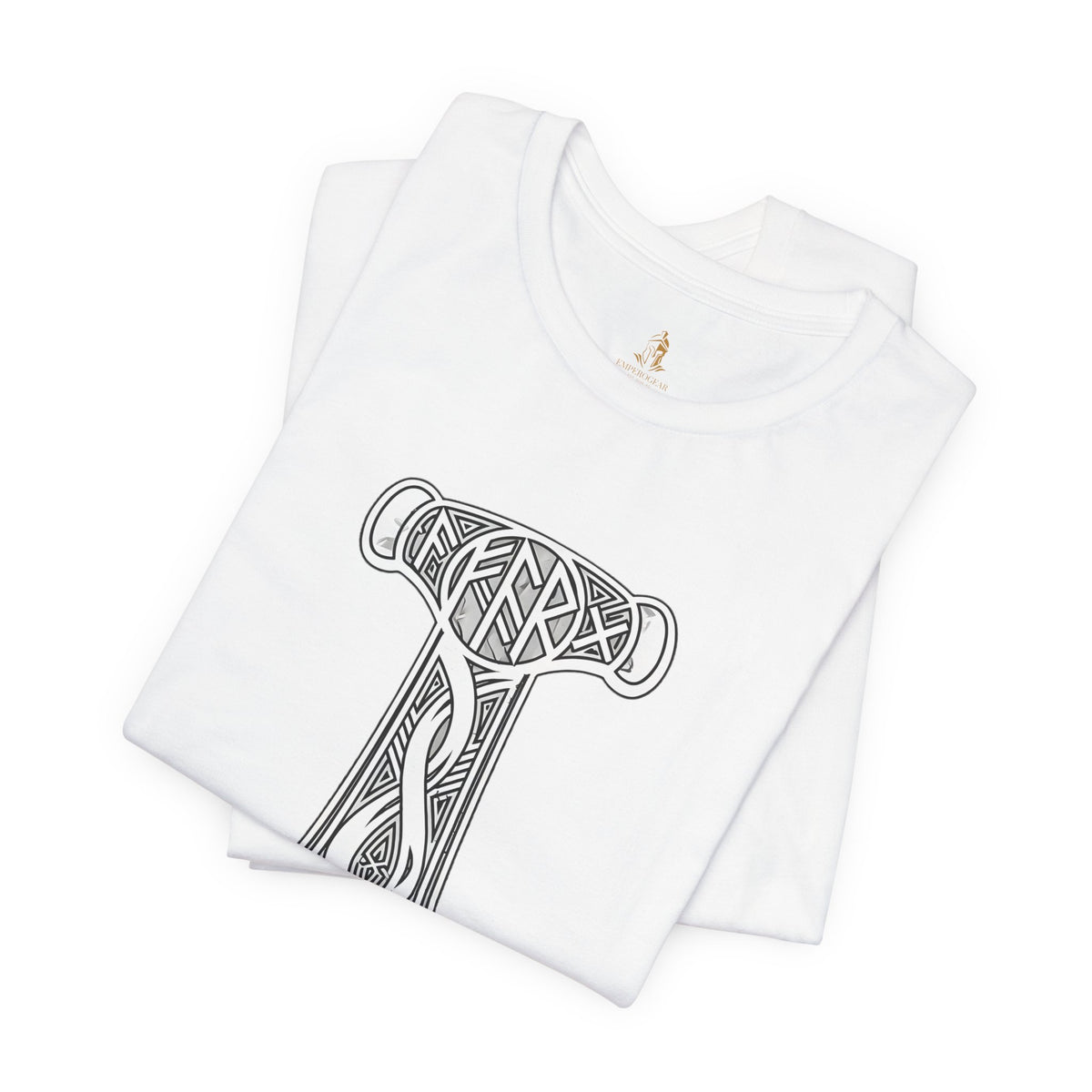 Thor's Hammer Mjölnir T-Shirt — Viking Norse Rune Design
