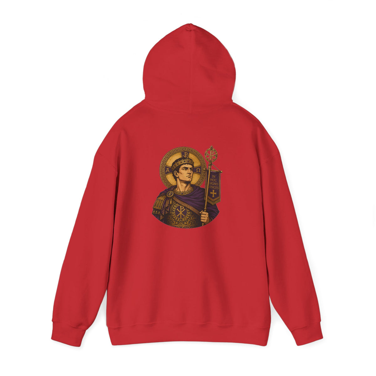 Constantine the Great Hoodie — Gold Double-Headed Eagle Byzantine Empire