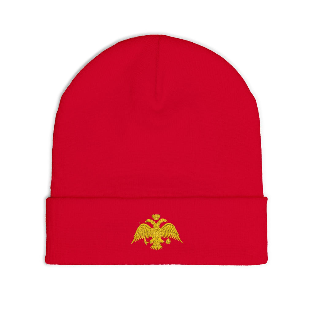 Byzantine Empire Double-Headed Eagle Knit Beanie