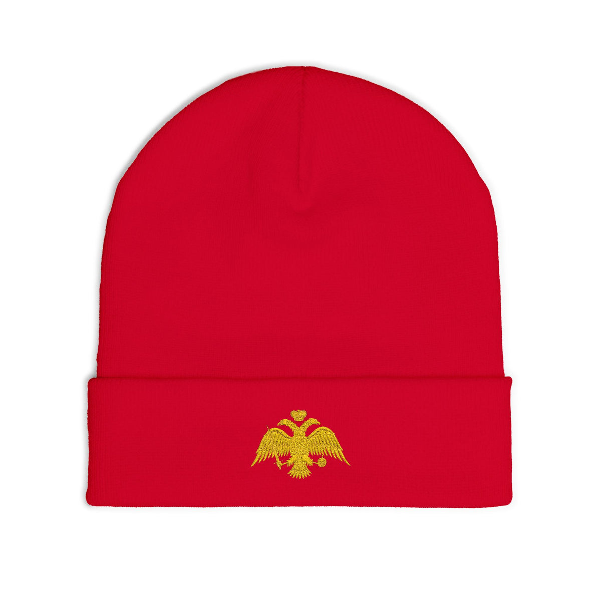 Byzantine Empire Double-Headed Eagle Knit Beanie