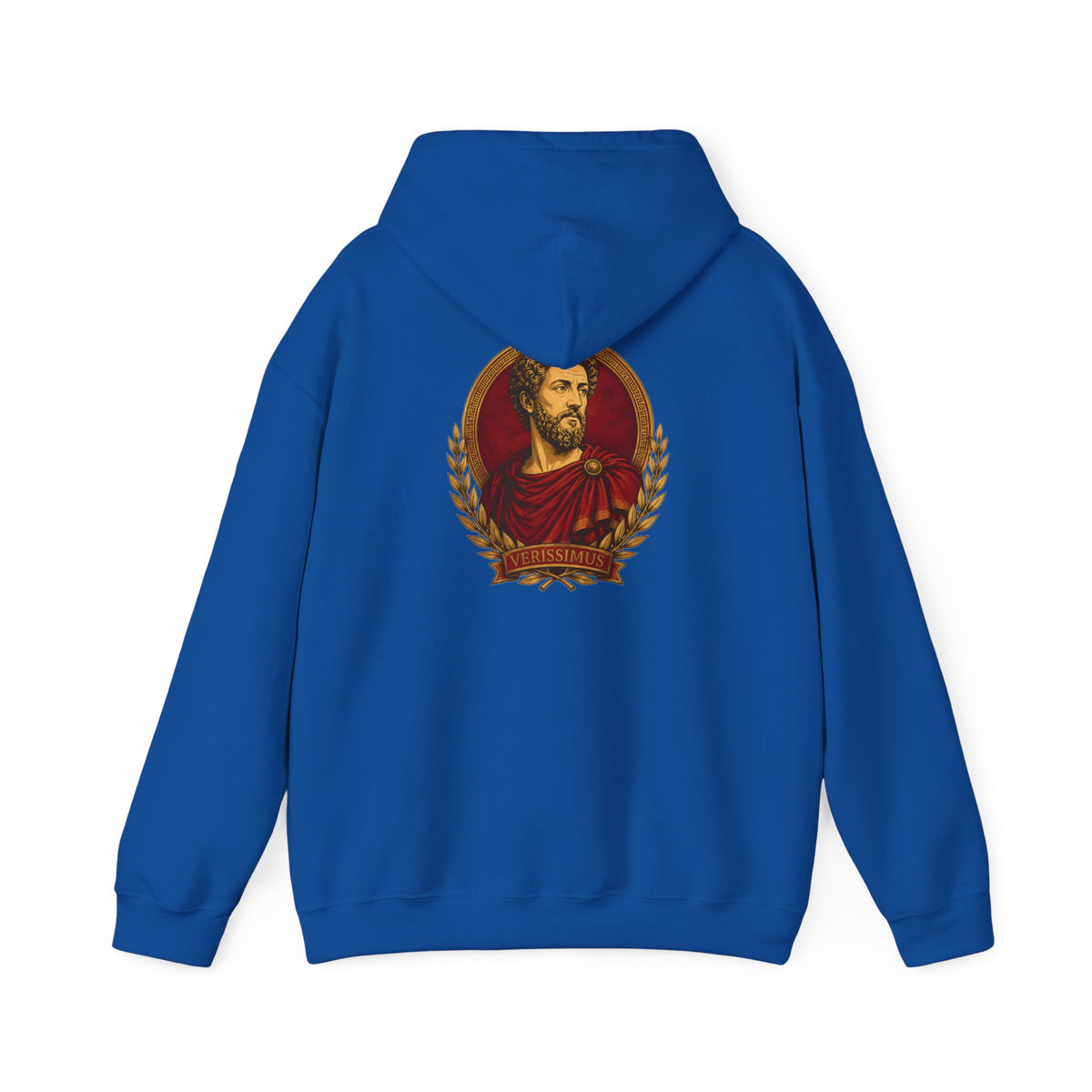 Roman SPQR Hoodie — Marcus Aurelius Back Print