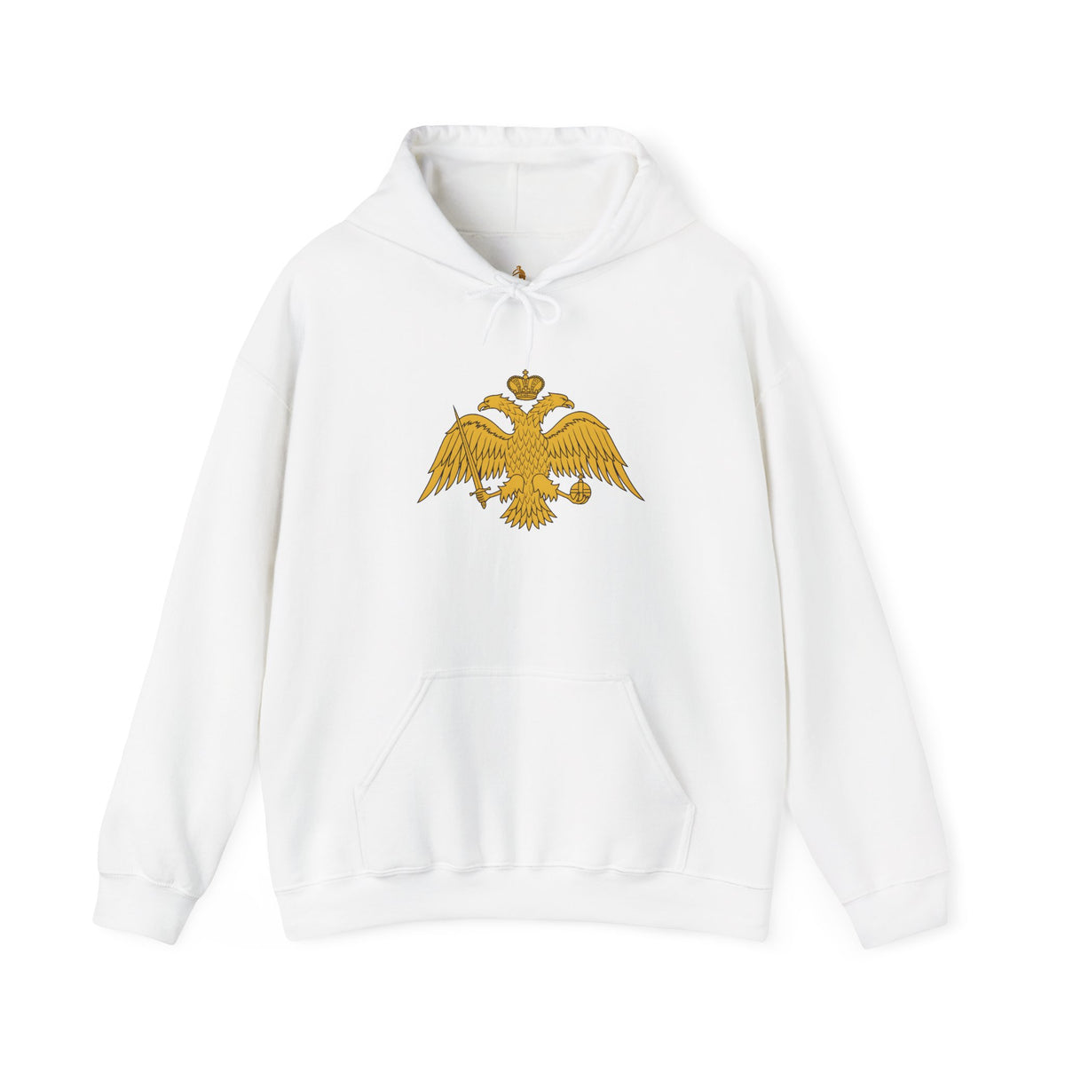 Constantine the Great Hoodie — Gold Double-Headed Eagle Byzantine Empire