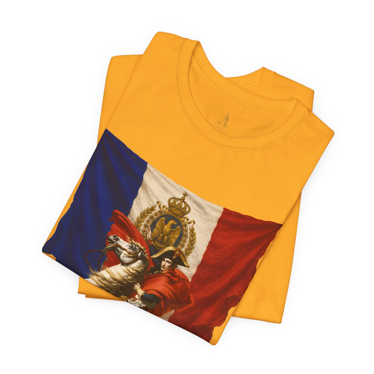 Napoleon on Horseback French Flag Graphic Tee