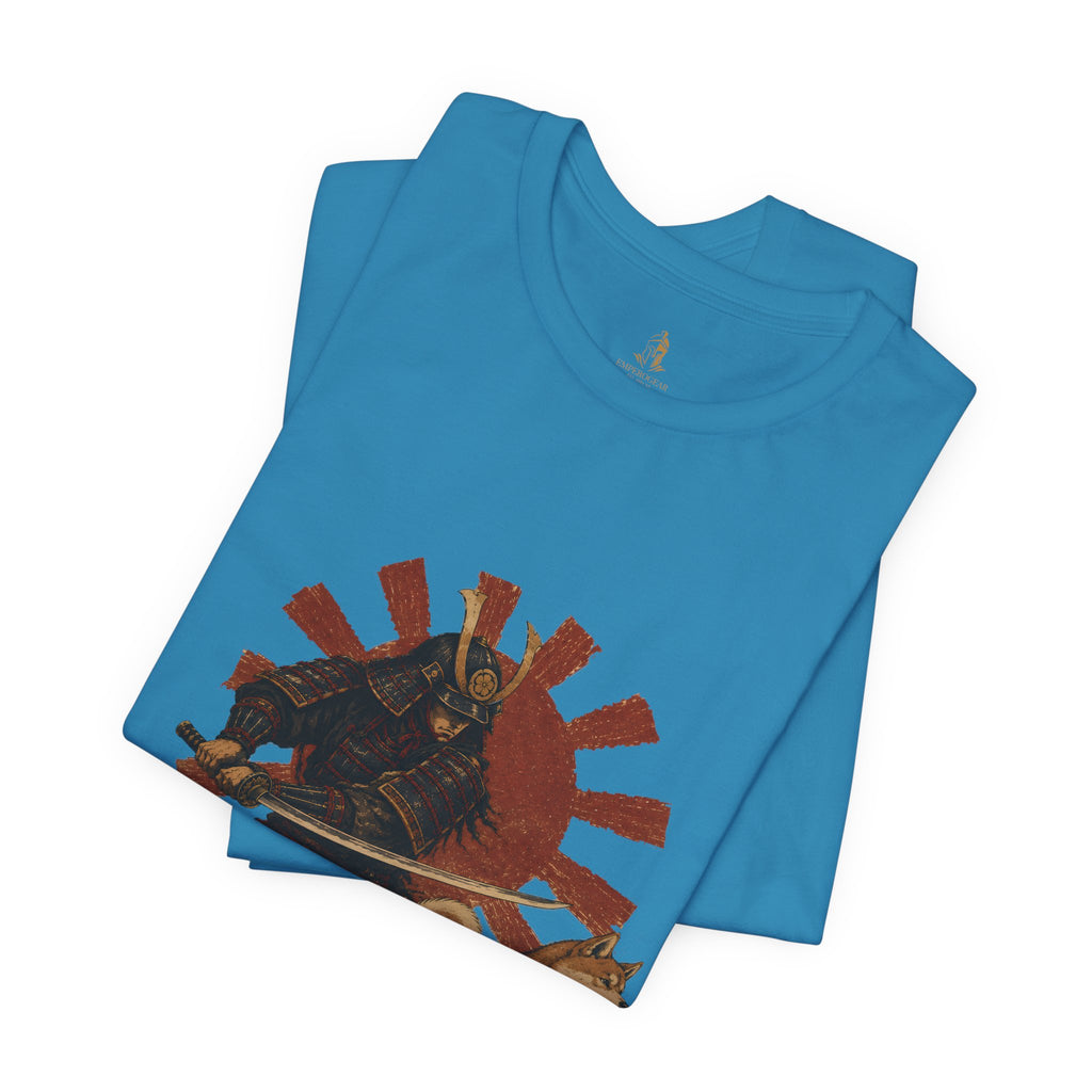 Samurai with Akita Inu T-Shirt – Rising Sun Tee
