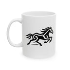 Vercingetorix with Galloping Horse Symbol Coffee Mug — 11oz