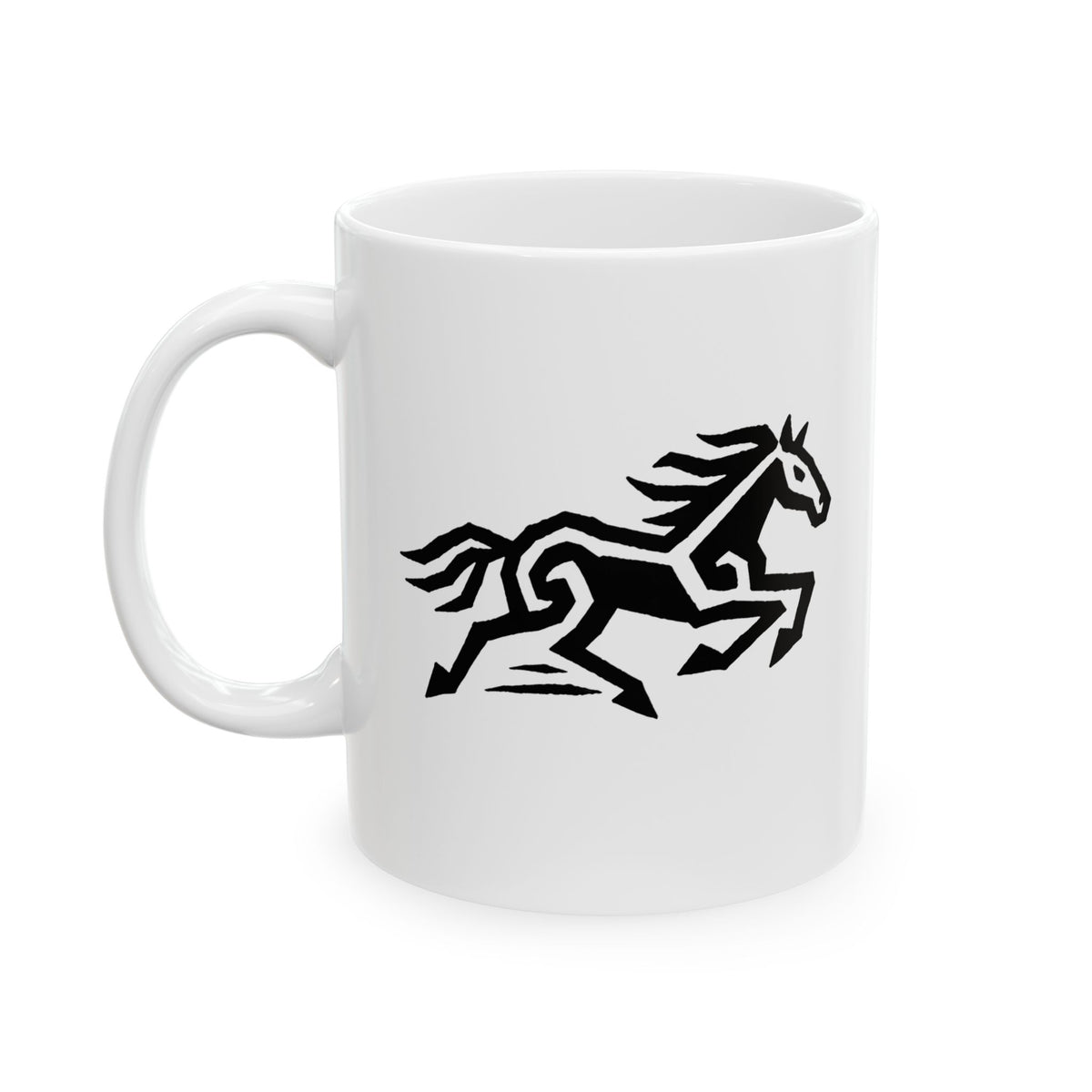 Vercingetorix with Galloping Horse Symbol Coffee Mug — 11oz
