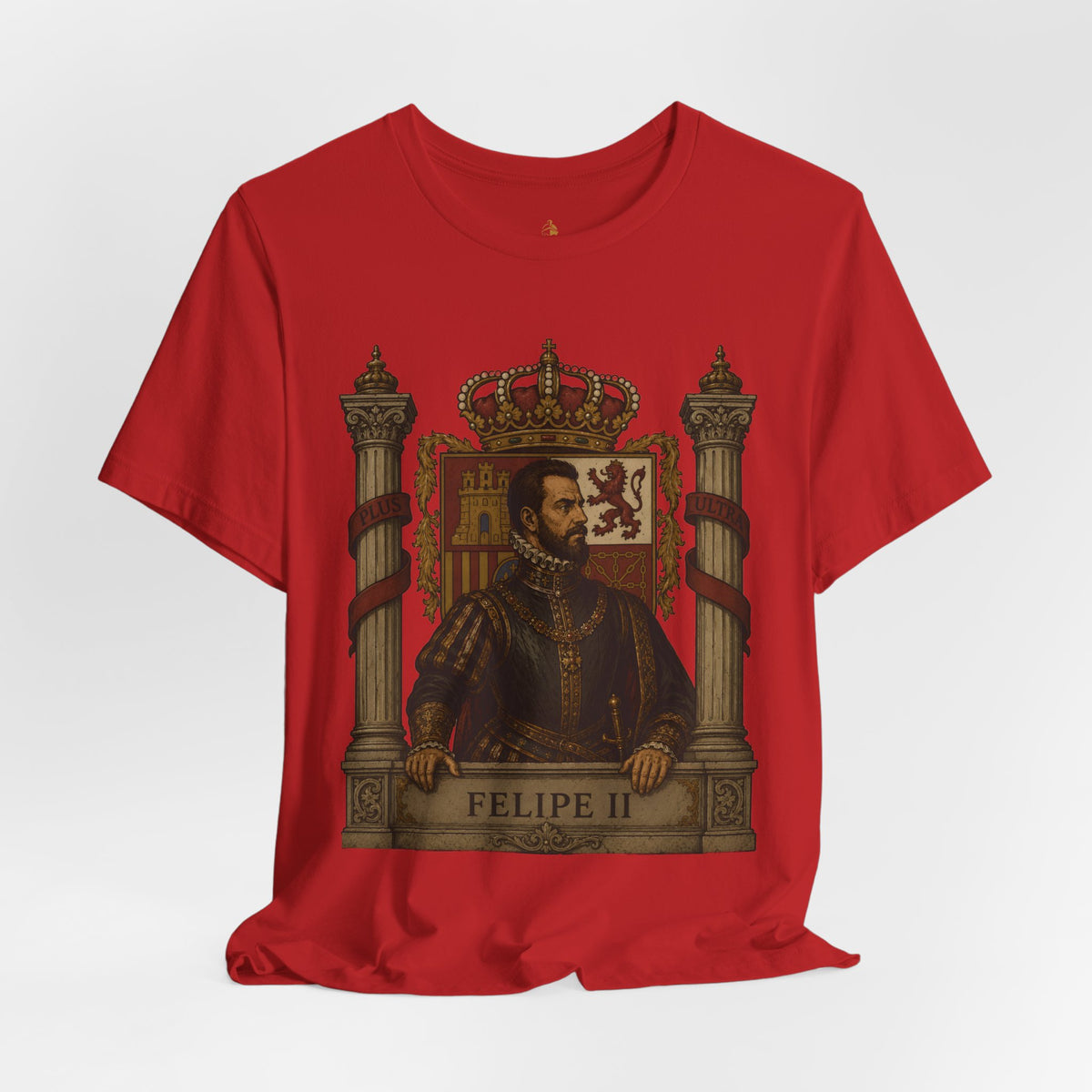 Felipe II Portrait Tee — Vintage Spanish King Graphic Shirt