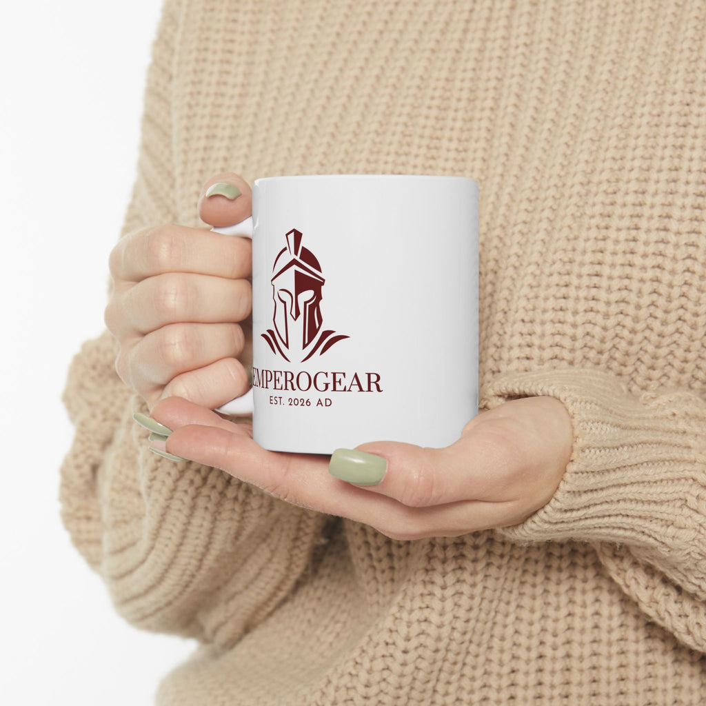 EmperoGear Coffee Mug 11oz - Blood Red Logo