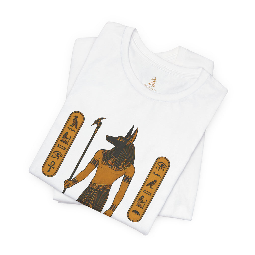 Anubis Egyptian God Tee — Ancient Mythology Graphic T-Shirt