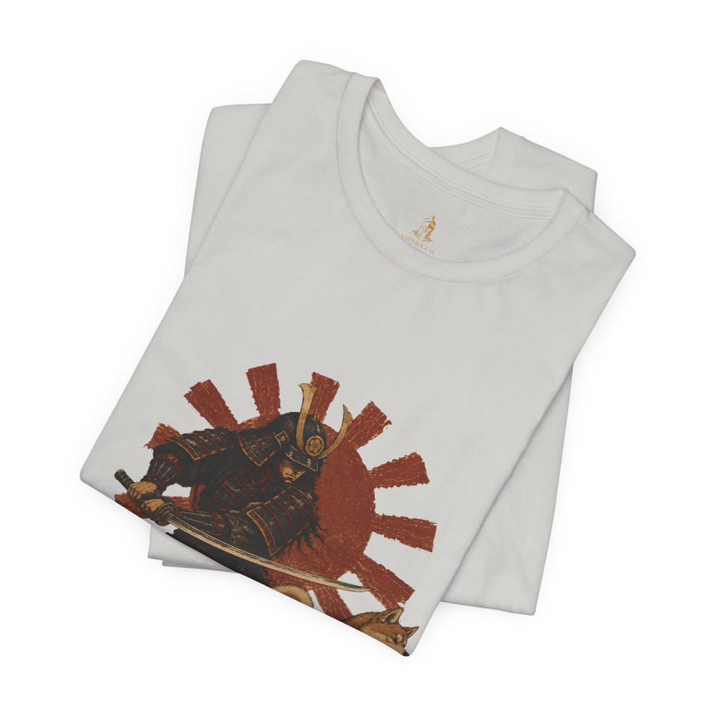 Samurai with Akita Inu T-Shirt – Rising Sun Tee